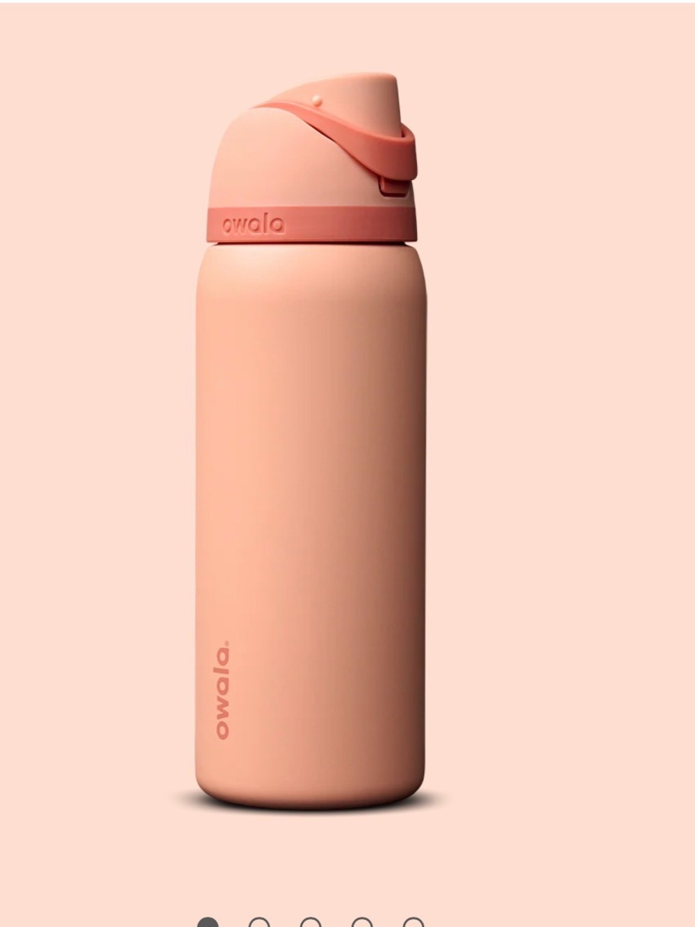 Owala Women's Peach Water Bottle - Portable Swim Accessory